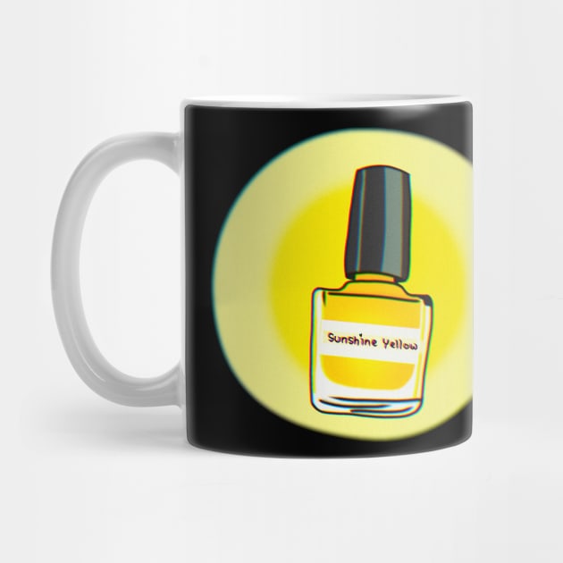 Sunshine Yellow Nail Polish by ROLLIE MC SCROLLIE